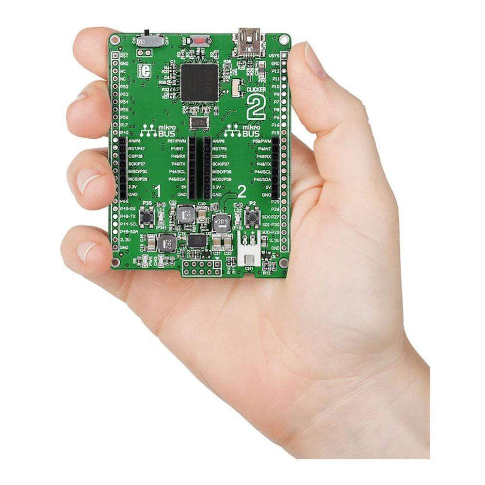 Mikroelektronika d.o.o. MIKROE-1724 Clicker Board 2 for FT90x - The Debug Store UK