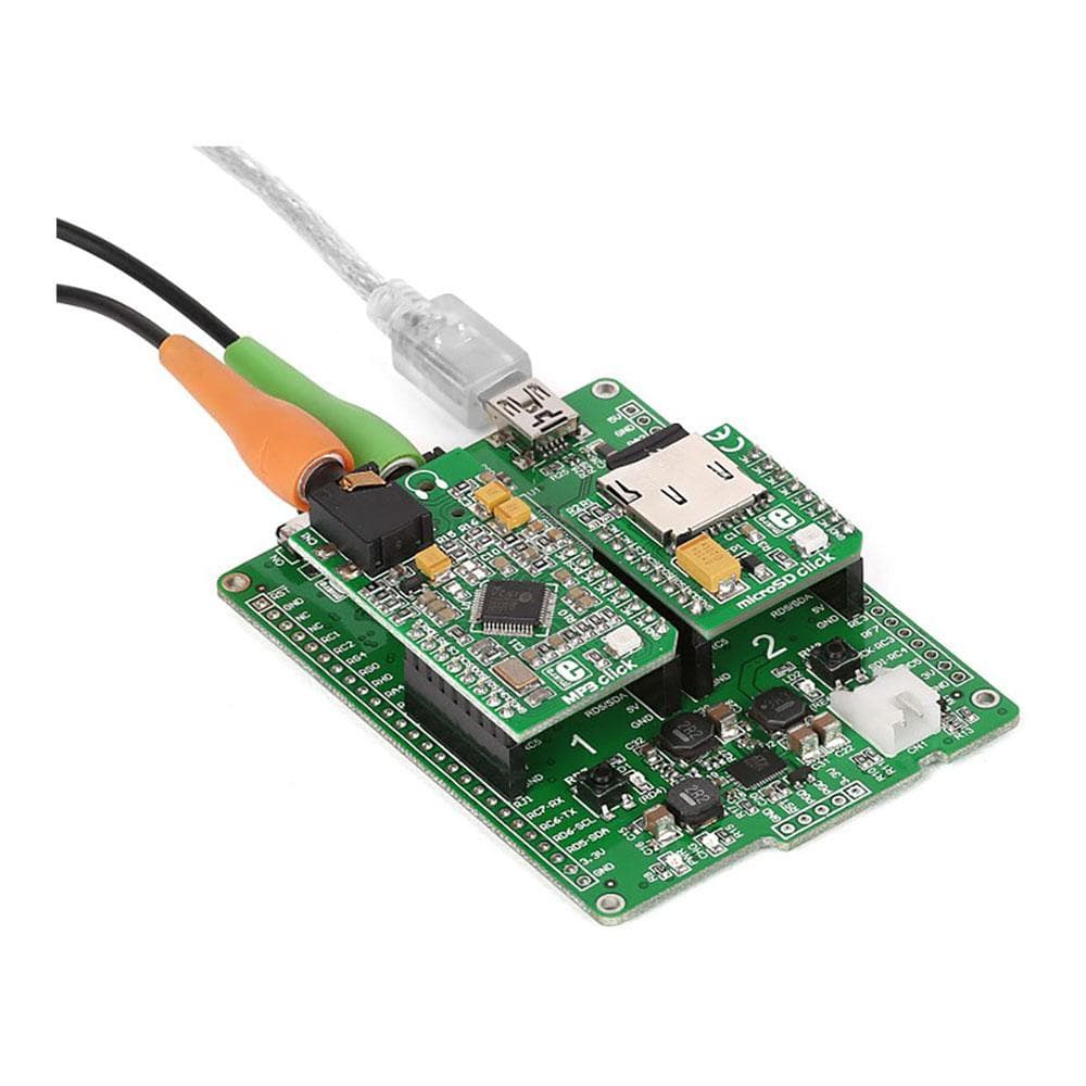 Mikroelektronika d.o.o. MIKROE-1684 Clicker Board 2 for PIC18FJ - The Debug Store UK