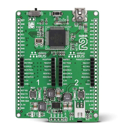 Mikroelektronika d.o.o. MIKROE-1684 Clicker Board 2 for PIC18FJ - The Debug Store UK