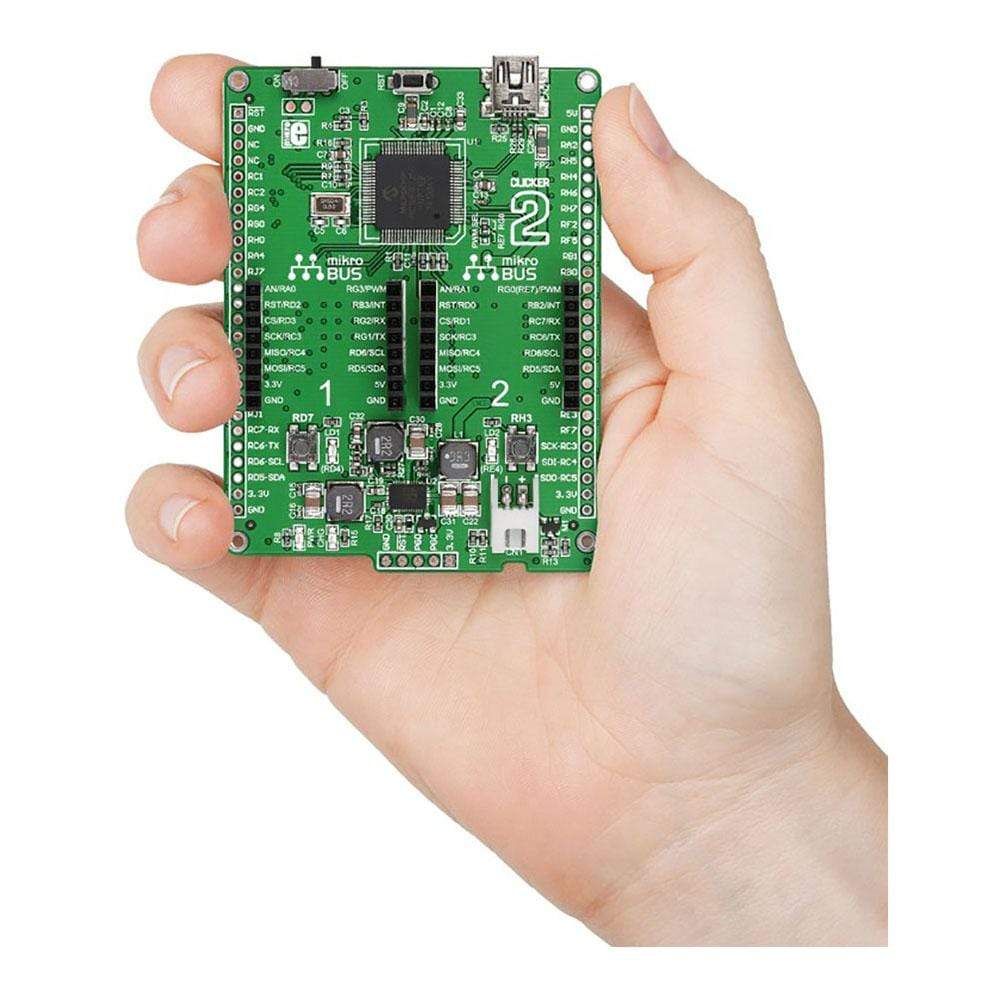 Mikroelektronika d.o.o. MIKROE-1684 Clicker Board 2 for PIC18FJ - The Debug Store UK