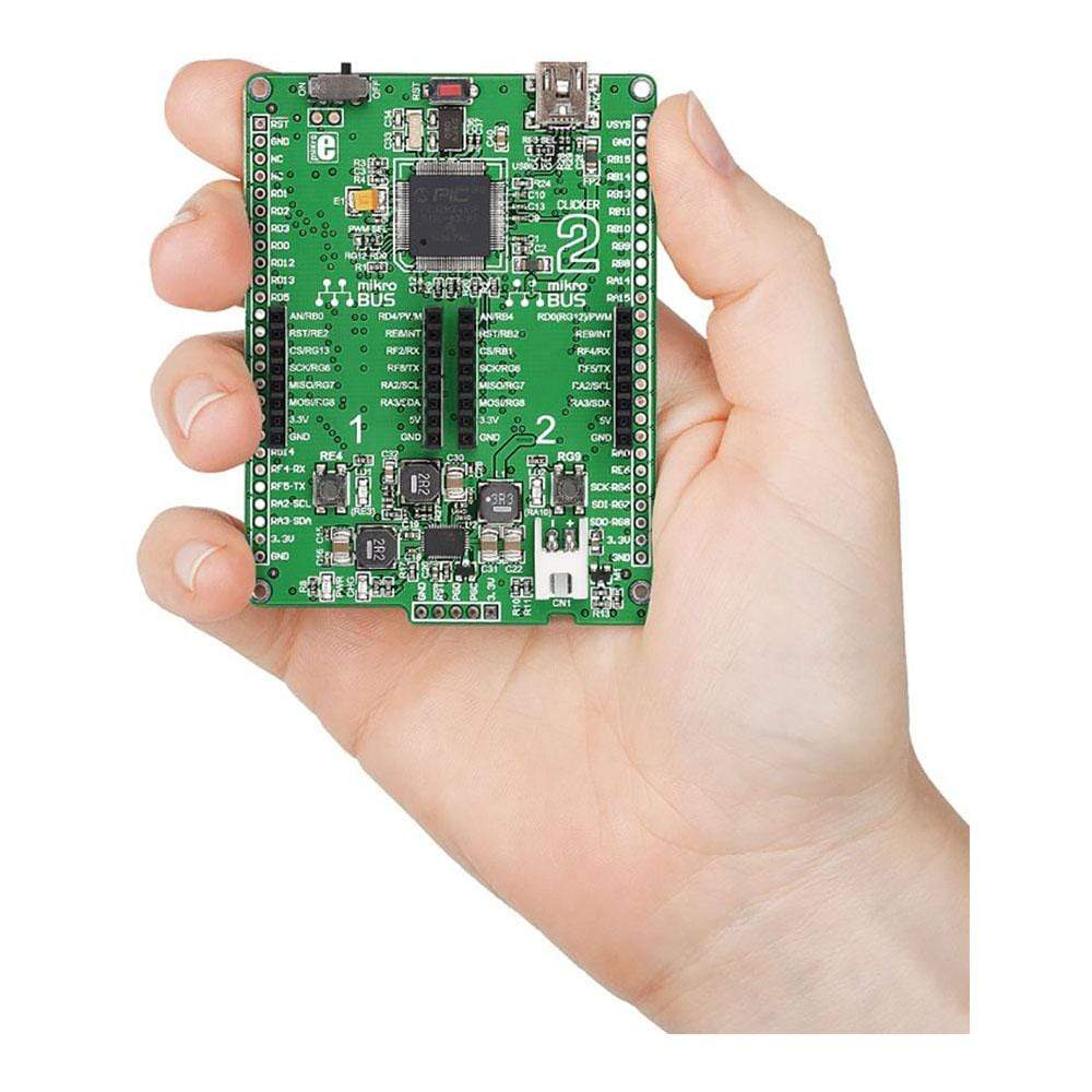 Mikroelektronika d.o.o. MIKROE-1717 Clicker Board 2 for PIC32MX - The Debug Store UK
