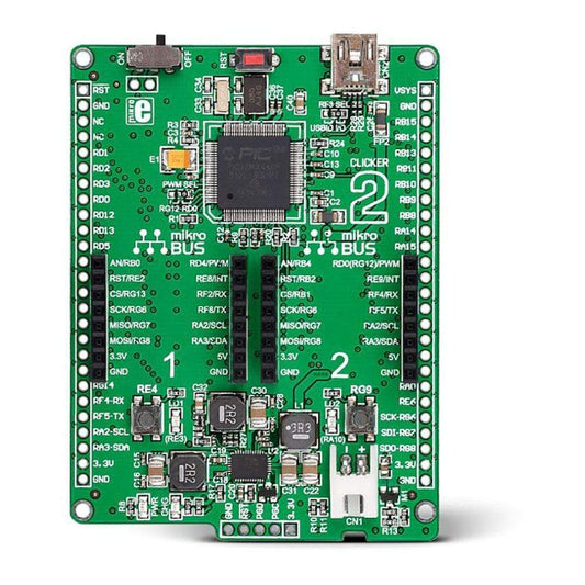 Mikroelektronika d.o.o. MIKROE-1717 Clicker Board 2 for PIC32MX - The Debug Store UK