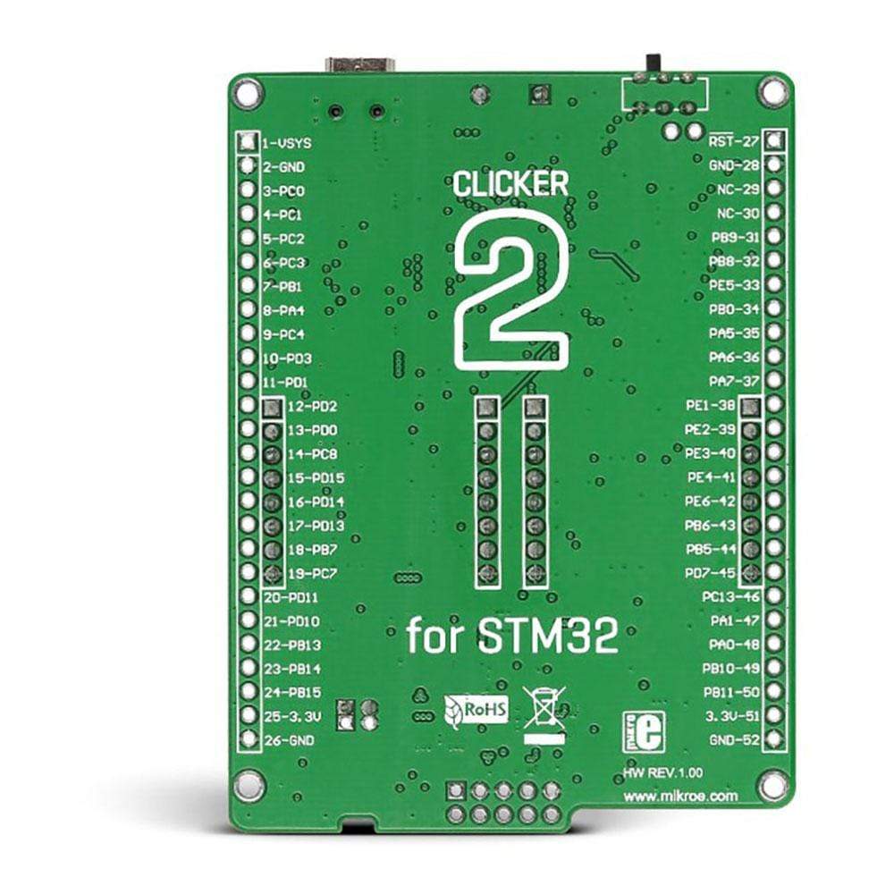 Mikroelektronika d.o.o. MIKROE-1685 Clicker Board 2 for STM32 - The Debug Store UK