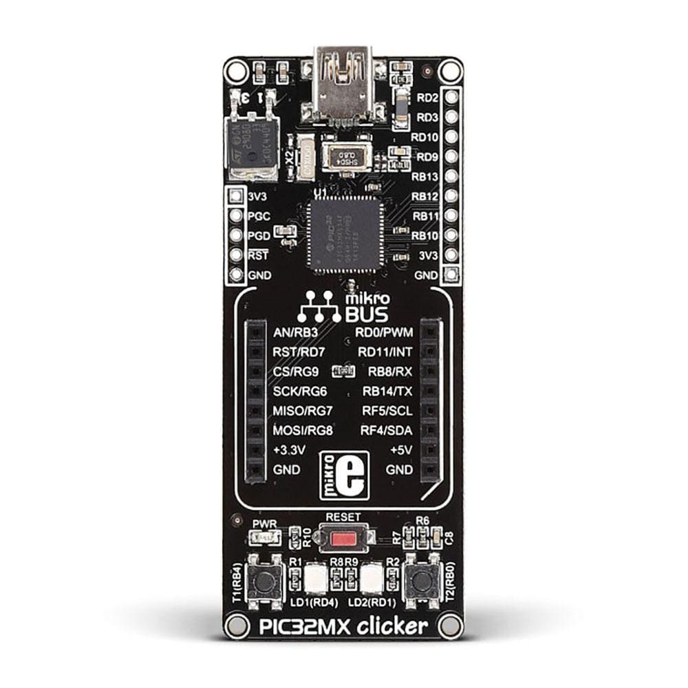 Mikroelektronika d.o.o. MIKROE-1683 Clicker Board for PIC32MX - The Debug Store UK