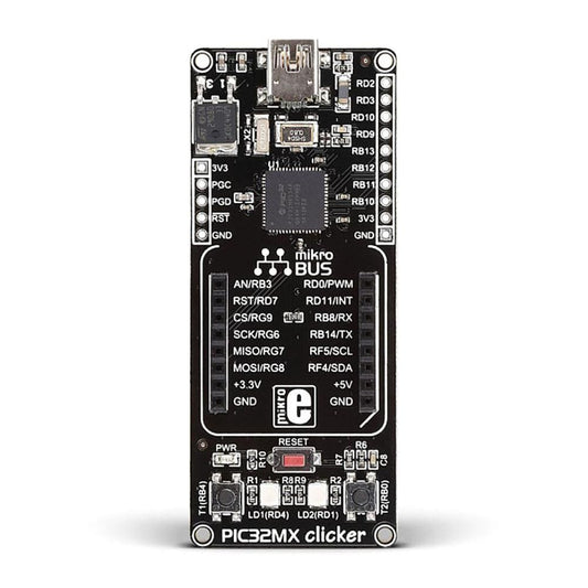 Mikroelektronika d.o.o. MIKROE-1683 Clicker Board for PIC32MX - The Debug Store UK