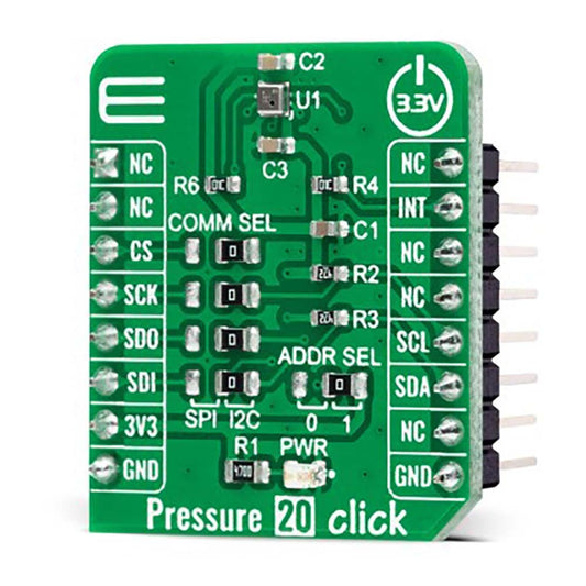 Mikroelektronika d.o.o. MIKROE-5153 Pressure 20 Click Board - The Debug Store UK