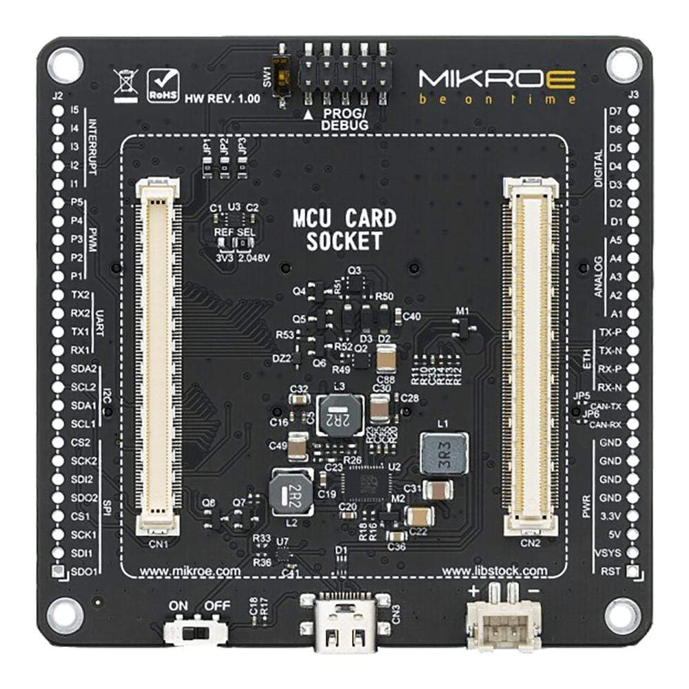 Mikroelektronika d.o.o. MIKROE-4198 UNI Clicker Board - The Debug Store UK