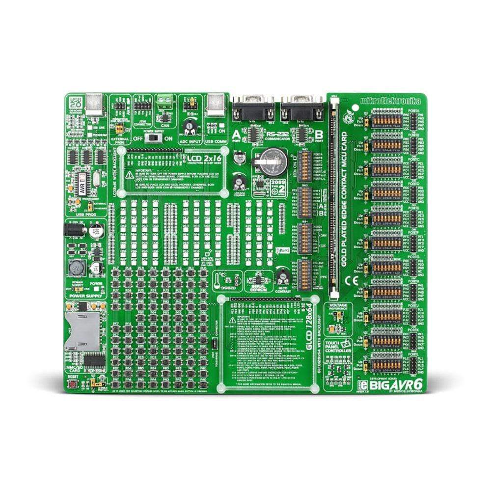 Mikroelektronika d.o.o. MIKROE-456 BIGAVR6 Development Board - The Debug Store UK