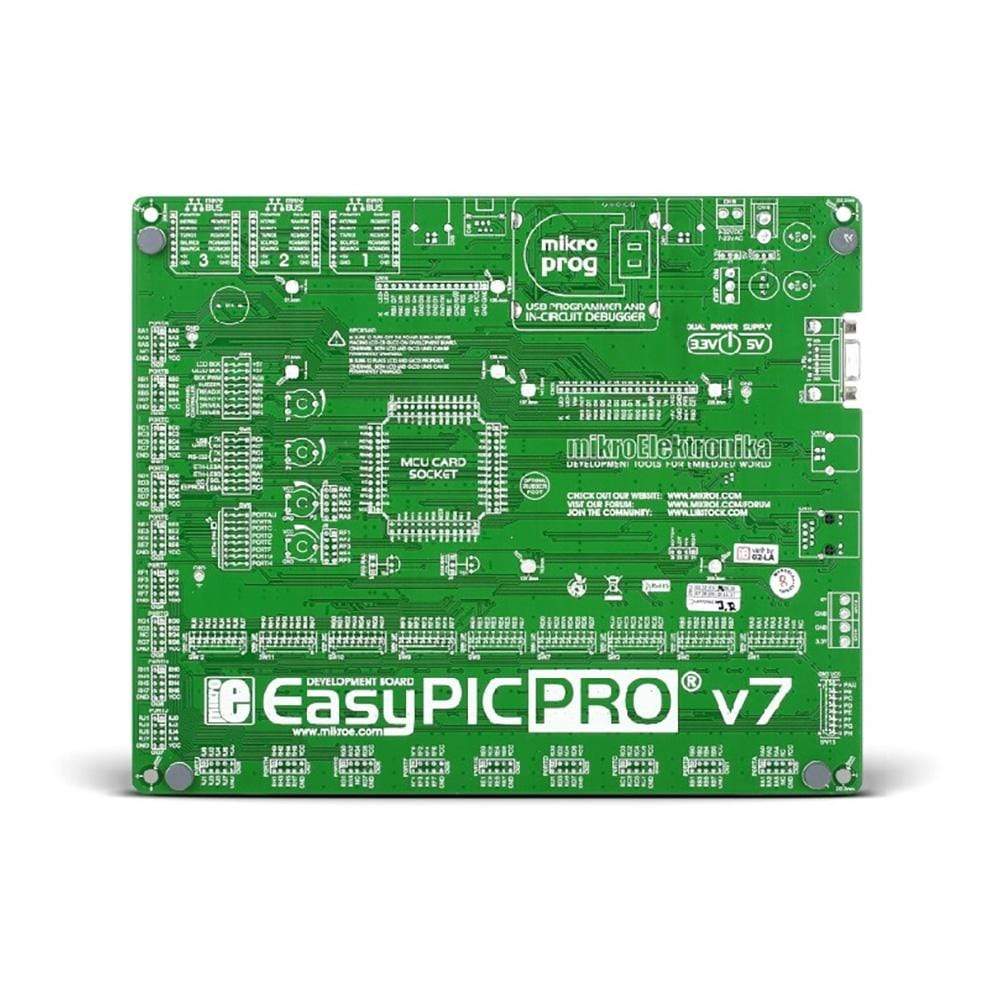 Mikroelektronika d.o.o. MIKROE-995 EasyPIC PRO v7 Development Board - The Debug Store UK