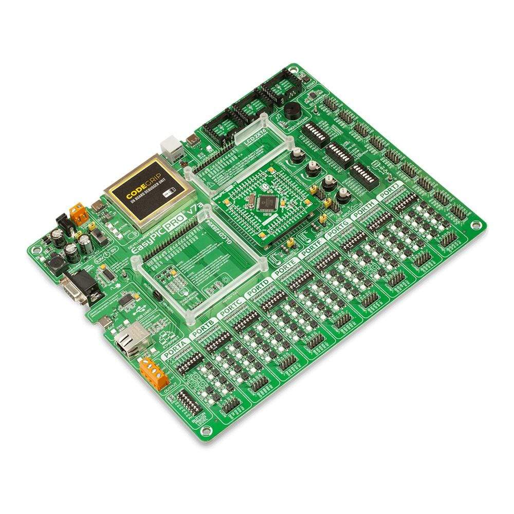 Mikroelektronika d.o.o. MIKROE-4820 EasyPIC PRO V7a PIC Development Board - The Debug Store UK