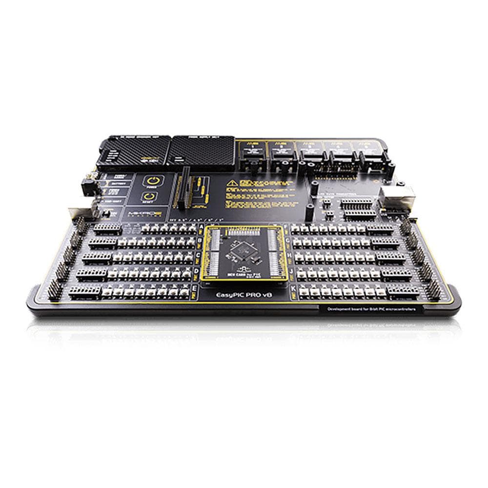 Mikroelektronika d.o.o. MIKROE-3808 EasyPIC PRO v8 Development Board - The Debug Store UK