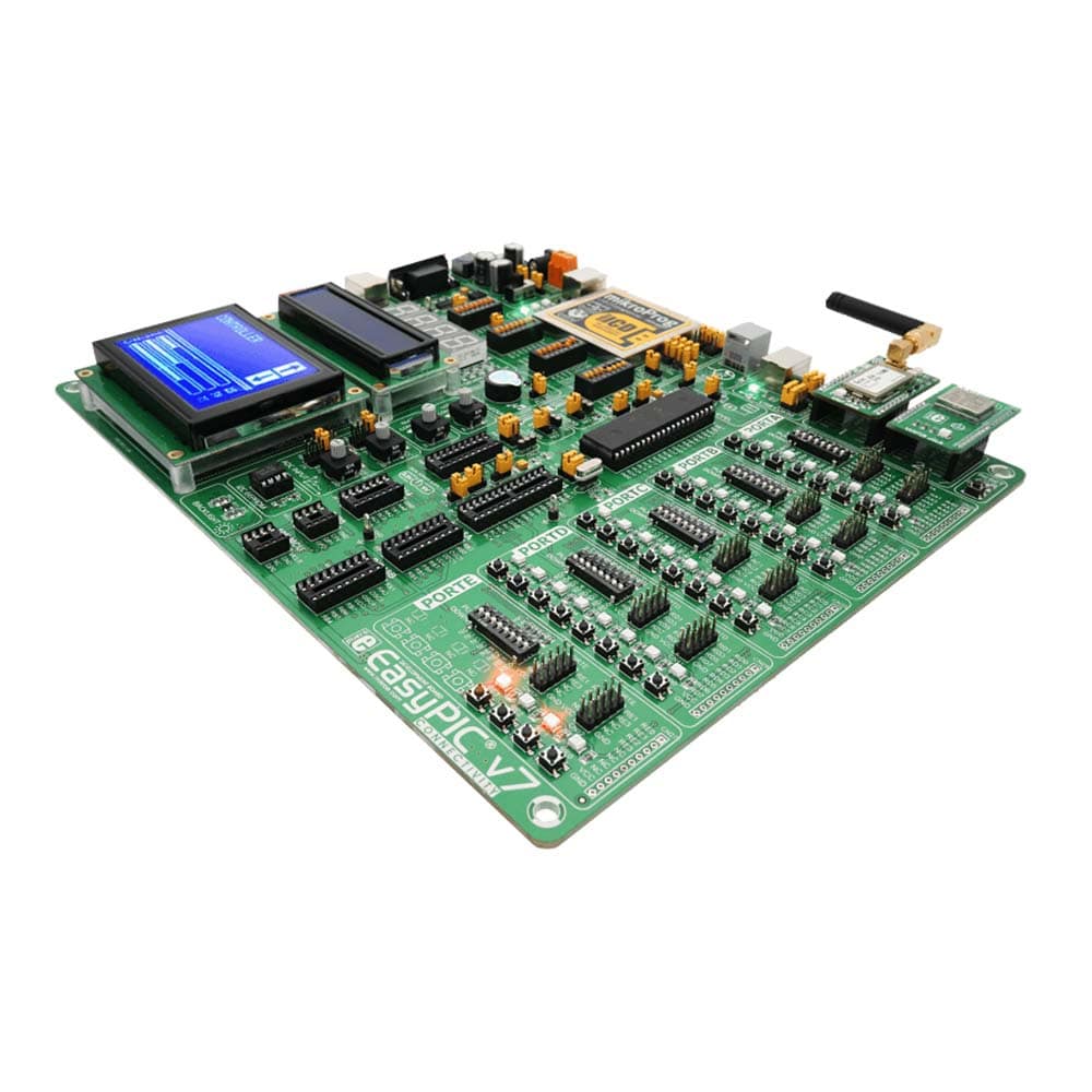 Mikroelektronika d.o.o. MIKROE-798 EasyPIC v7 Development Board - The Debug Store UK