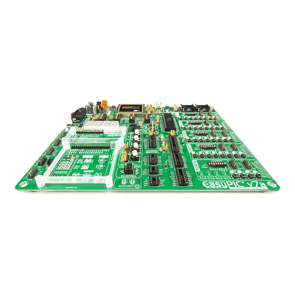 Mikroelektronika d.o.o. MIKROE-4459 EasyPIC v7a PIC Development Board - The Debug Store UK