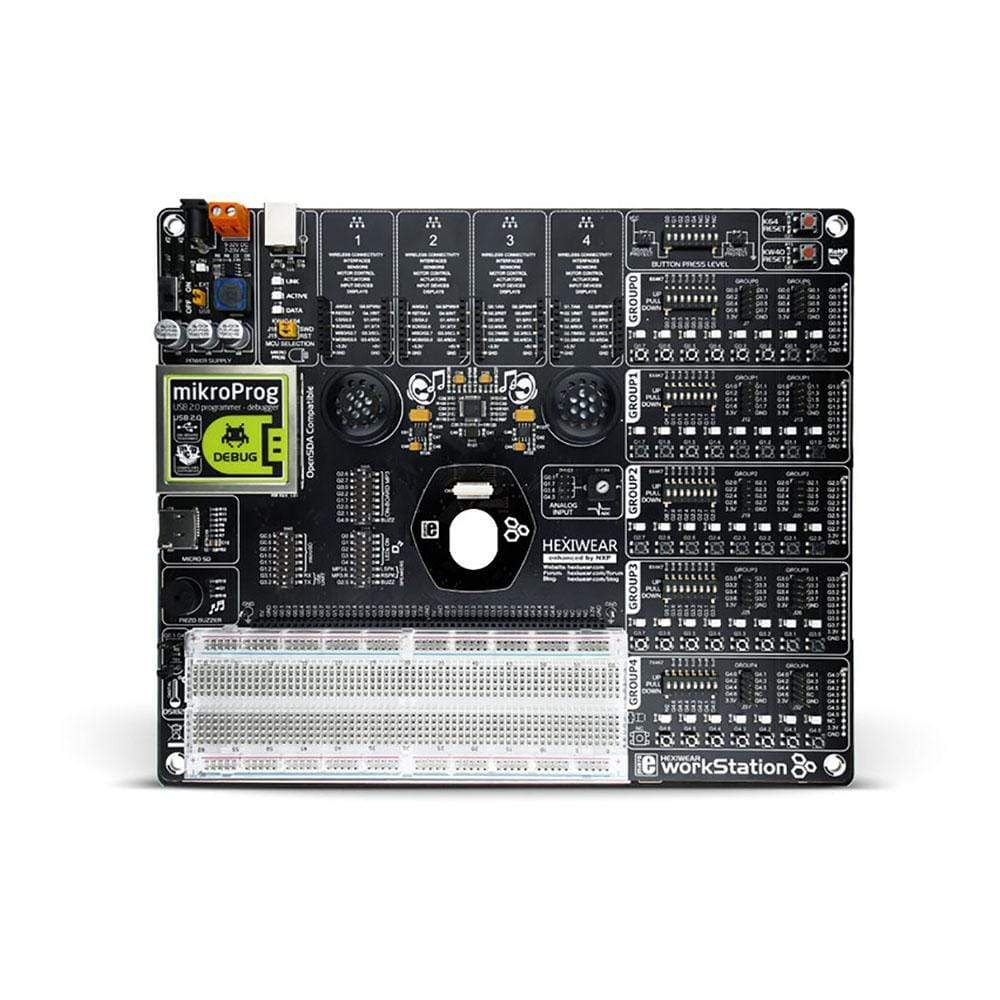 Mikroelektronika d.o.o. MIKROE-3017 Hexiwear Workstation - The Debug Store UK
