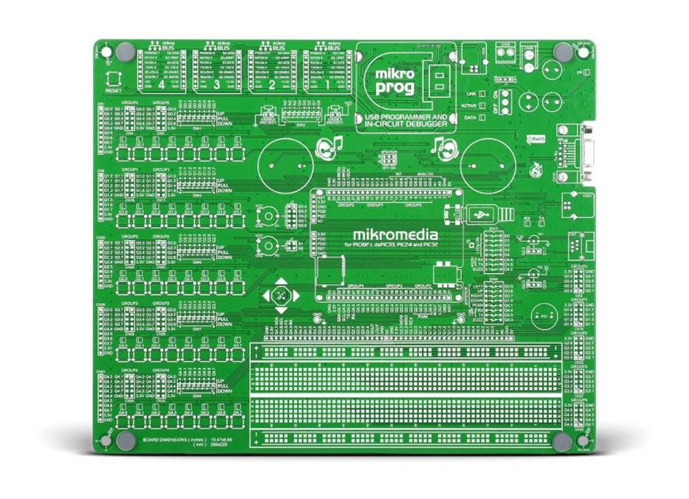 Mikroelektronika d.o.o. MIKROE-1189 mikroMedia WorkStation v7 - The Debug Store UK