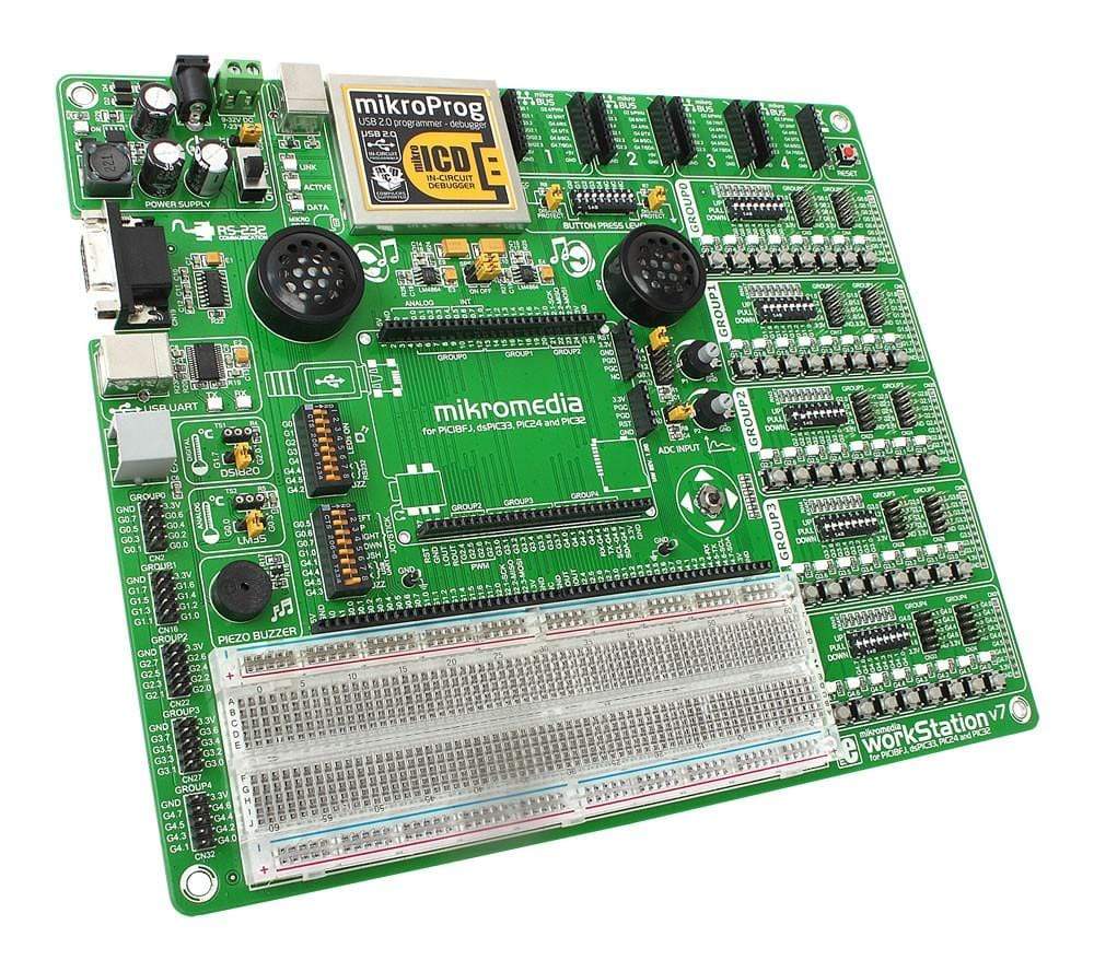Mikroelektronika d.o.o. MIKROE-1189 mikroMedia WorkStation v7 - The Debug Store UK