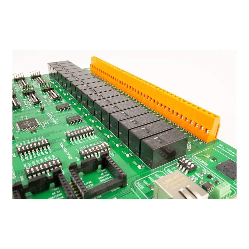 Mikroelektronika d.o.o. MIKROE-4749 PICPLC16 v7a Development Board - The Debug Store UK