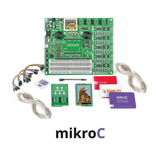 Mikroelektronika d.o.o. MIKROE-2649 MikroLAB for mikroMedia - DSPIC33 - mikroC - The Debug Store UK