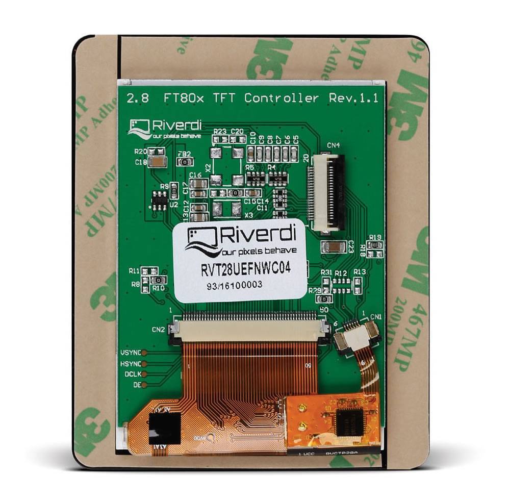 Mikroelektronika d.o.o. MIKROE-2159 Riverdi Display 2.8" UXW - The Debug Store UK