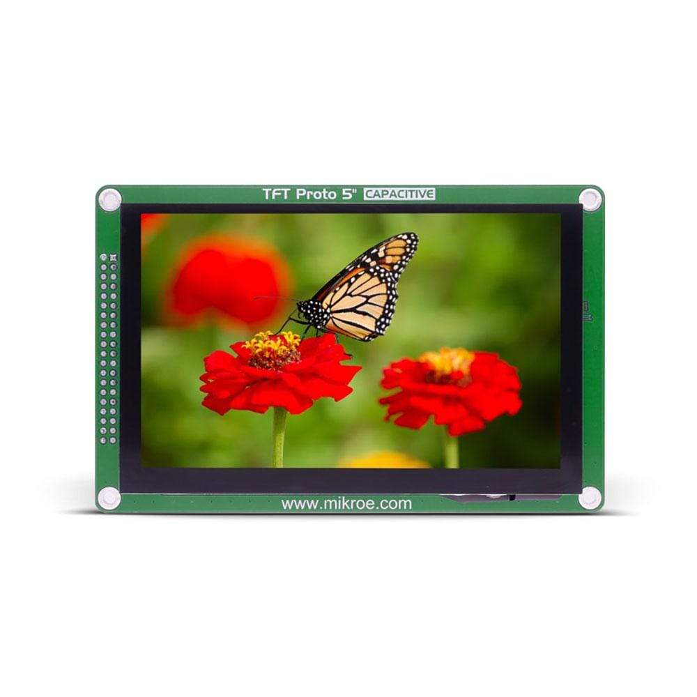 Mikroelektronika d.o.o. MIKROE-2406 TFT Proto 5" Capacitive Display - The Debug Store UK