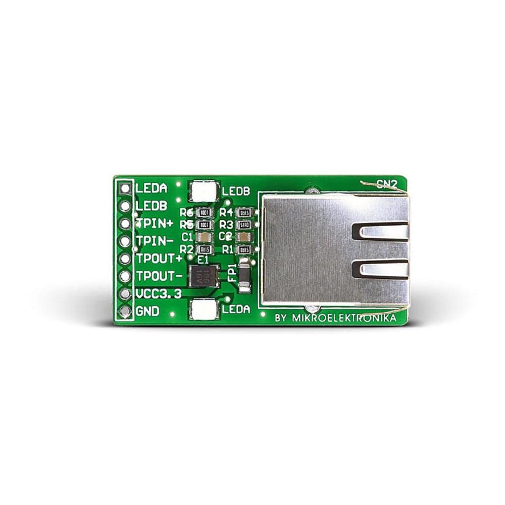 Mikroelektronika d.o.o. MIKROE-224 Ethernet Connector Board - The Debug Store UK