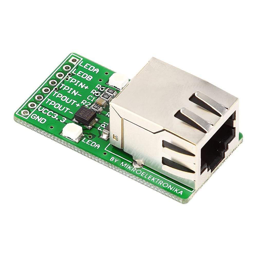 Mikroelektronika d.o.o. MIKROE-224 Ethernet Connector Board - The Debug Store UK