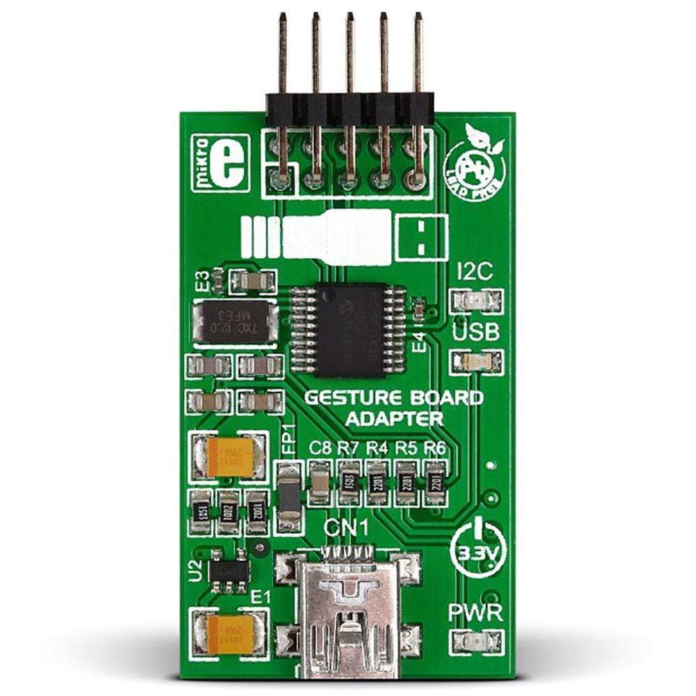 Mikroelektronika d.o.o. MIKROE-1973 Gesture Board USB Adapter - The Debug Store UK