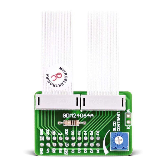 Mikroelektronika d.o.o. MIKROE-162 GLCD 240x64 Adapter Board - The Debug Store UK