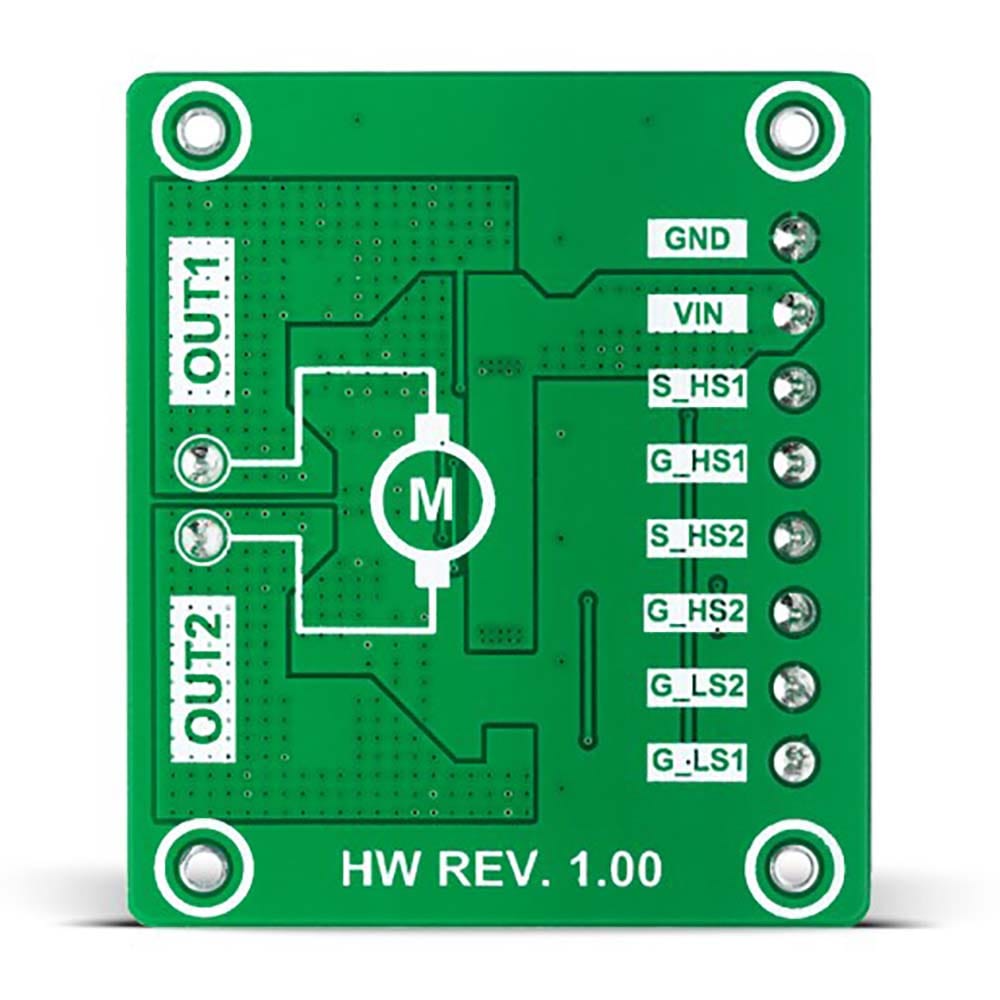 Mikroelektronika d.o.o. MIKROE-5053 H-Bridge MOSFET Board - The Debug Store UK