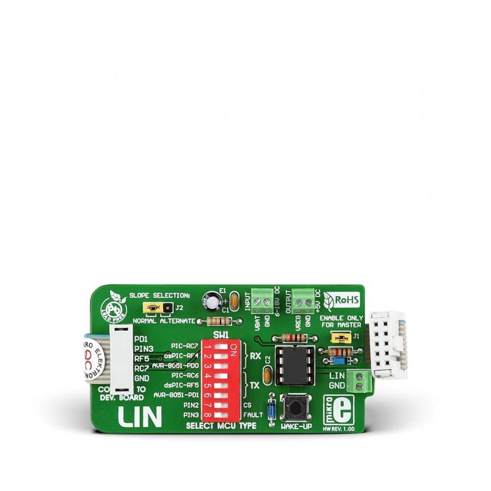Mikroelektronika d.o.o. MIKROE-235 LIN Board - The Debug Store UK