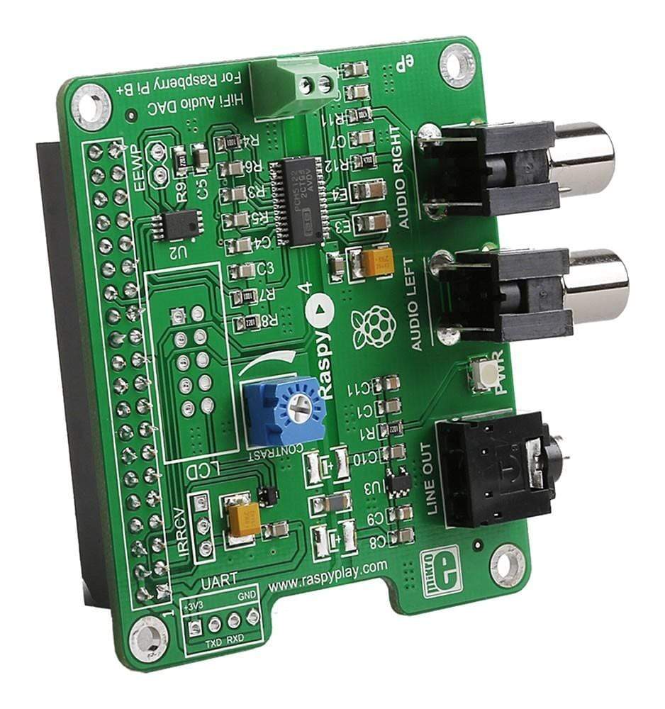 Mikroelektronika d.o.o. MIKROE-1767 RaspyPlay4 - The Debug Store UK