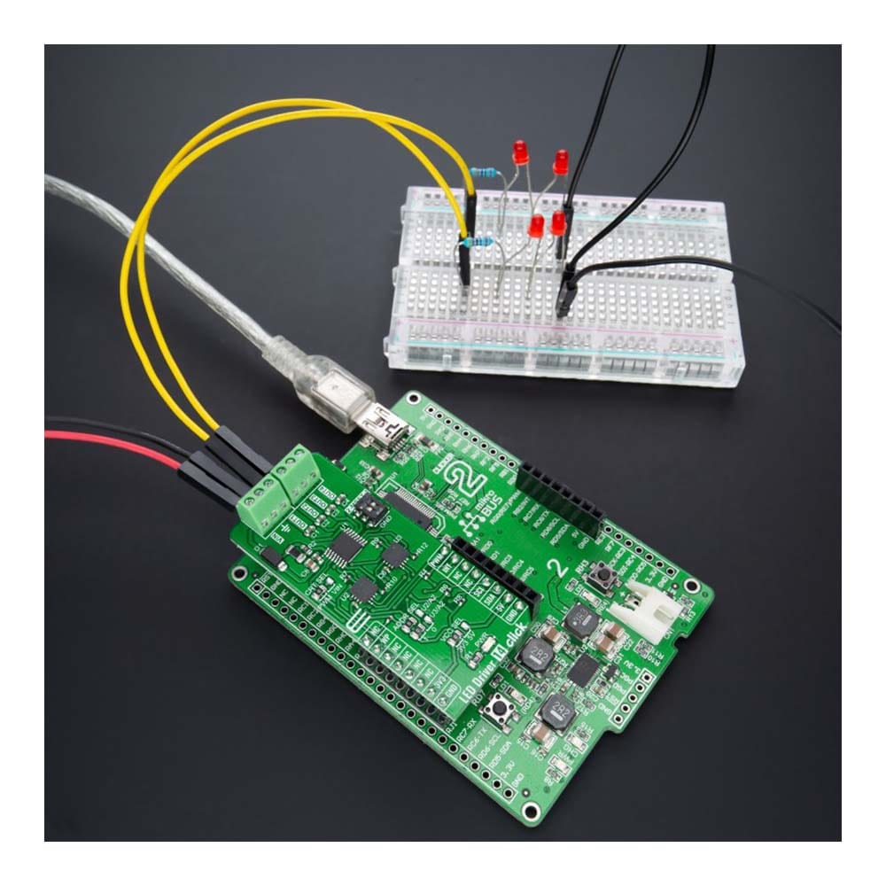 Mikroelektronika d.o.o. MIKROE-4996 LED Driver 14 Click Board - The Debug Store UK