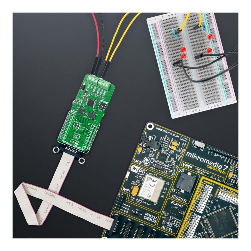 Mikroelektronika d.o.o. MIKROE-4996 LED Driver 14 Click Board - The Debug Store UK