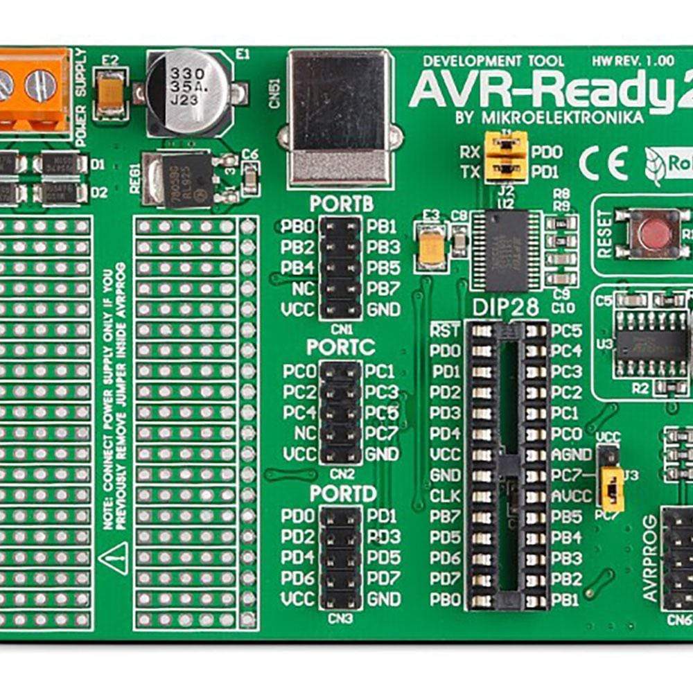 Mikroelektronika d.o.o. MIKROE-417 AVR Ready 2 Board - The Debug Store UK