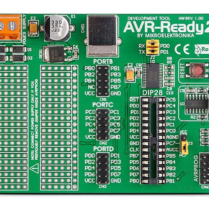 Mikroelektronika d.o.o. MIKROE-417 AVR Ready 2 Board - The Debug Store UK