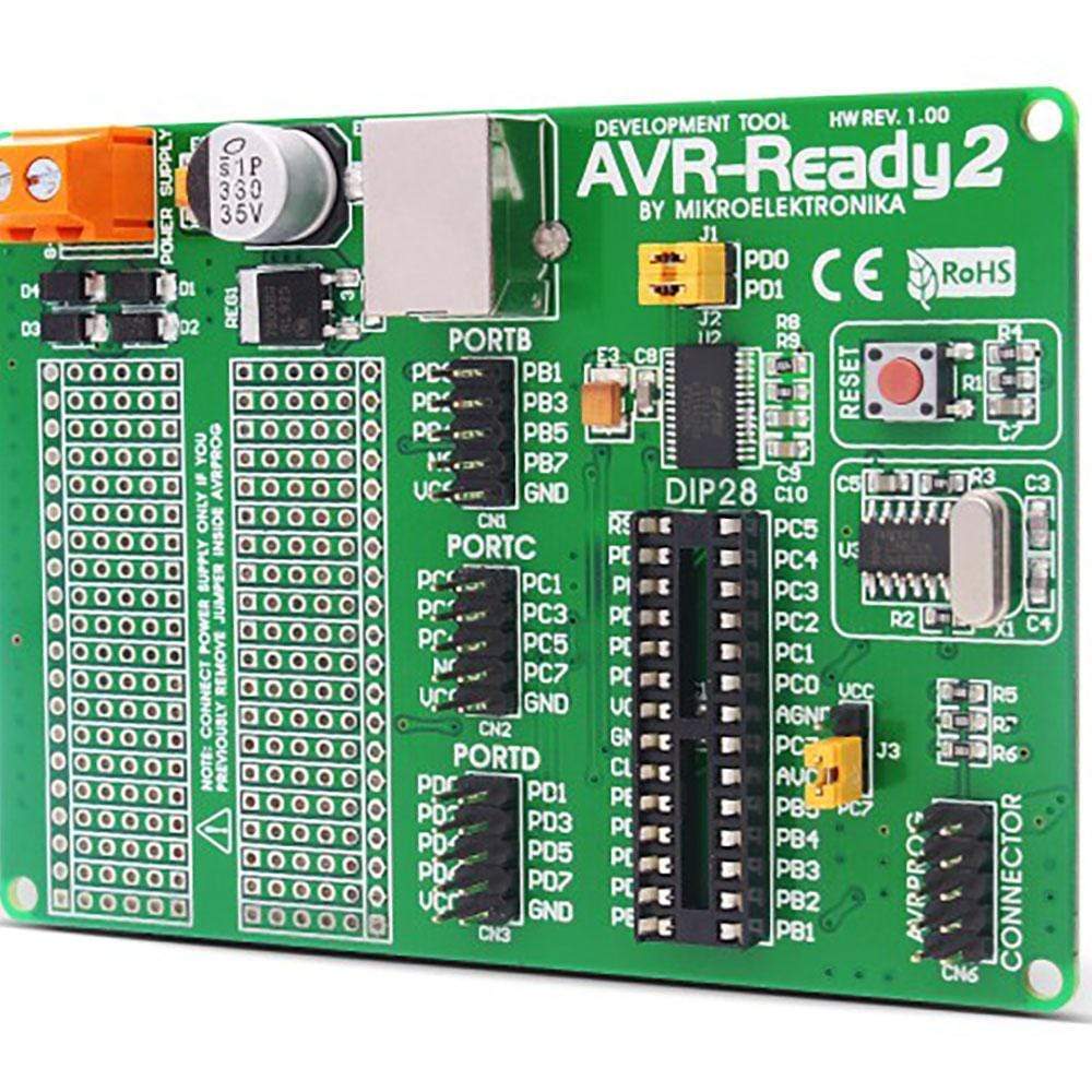 Mikroelektronika d.o.o. MIKROE-417 AVR Ready 2 Board - The Debug Store UK