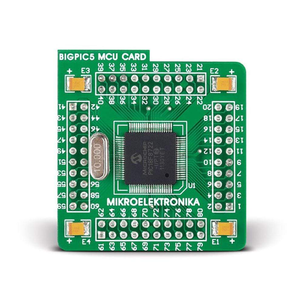 Mikroelektronika d.o.o. MIKROE-18 BIGPIC 5 MCU Card with PIC18F8722 MCU - The Debug Store UK