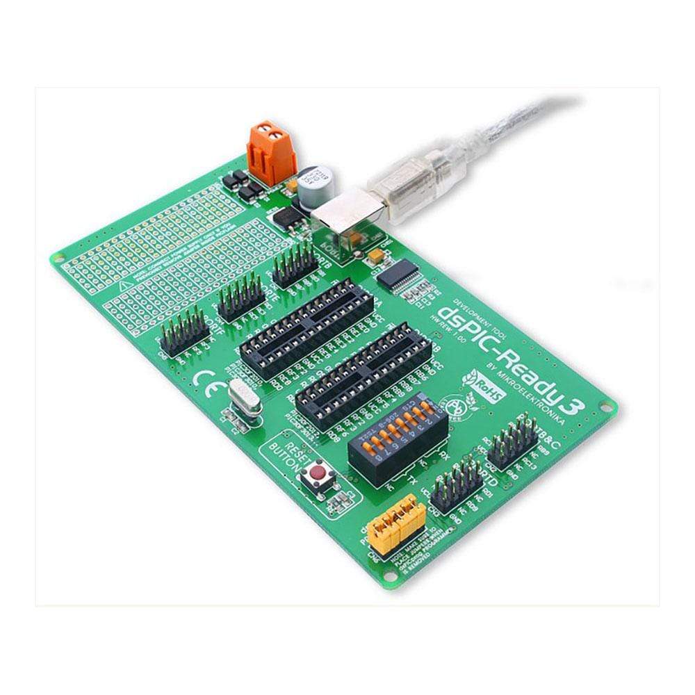 Mikroelektronika d.o.o. MIKROE-451 dsPIC Ready 3 Board - The Debug Store UK