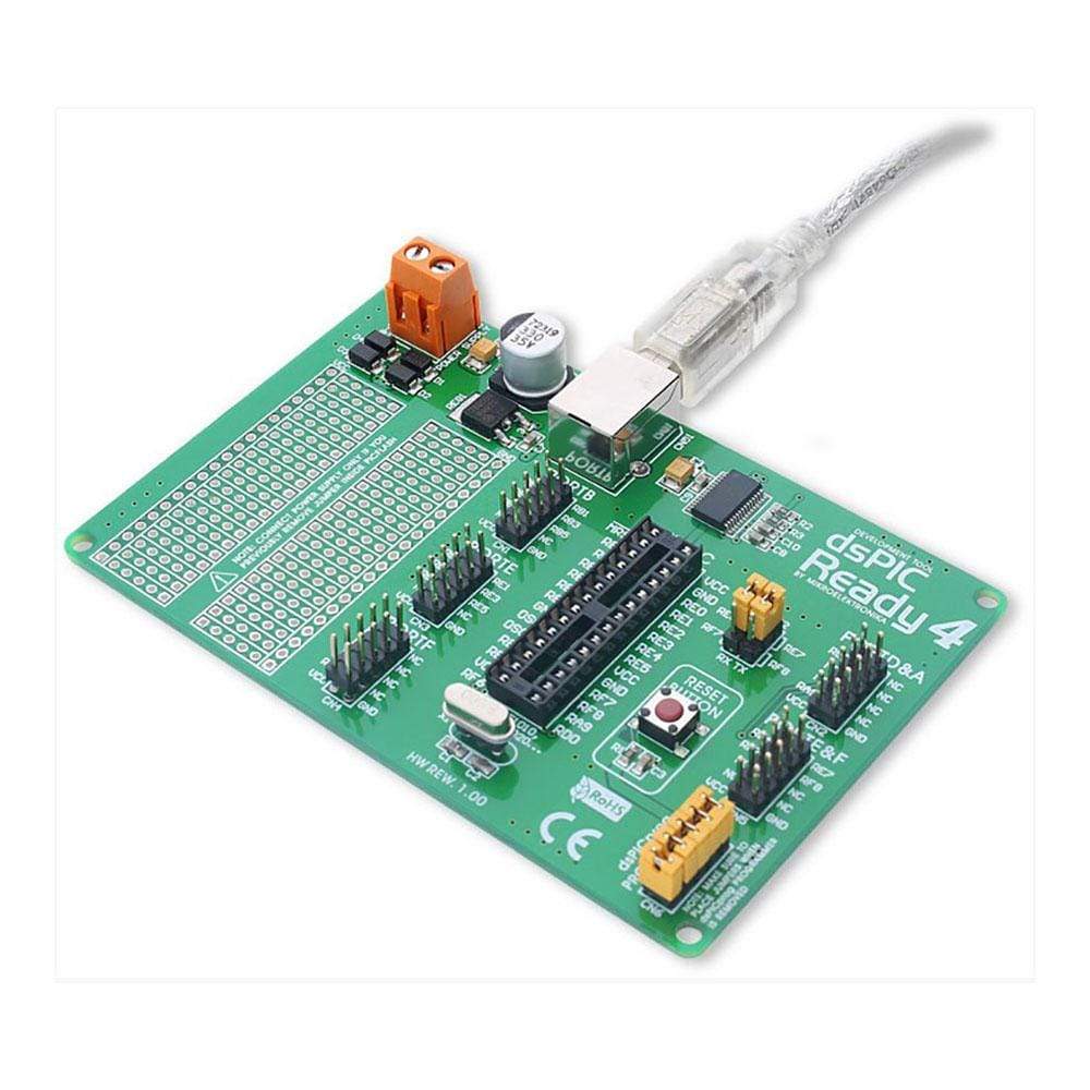 Mikroelektronika d.o.o. MIKROE-452 dsPIC Ready 4 Board - The Debug Store UK