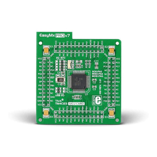 Mikroelektronika d.o.o. MIKROE-1622 EasyMx PRO v7 for Tiva MCU Card with TM4C123GH6PMI - The Debug Store UK