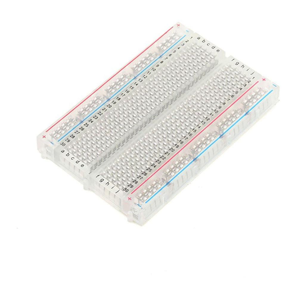 Mikroelektronika d.o.o. MIKROE-1098 Breadboard Clear Self-Adhesive 400 points - The Debug Store UK