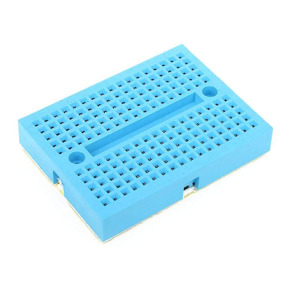 Mikroelektronika d.o.o. MIKROE-1140 Breadboard Mini Self-Adhesive Blue - The Debug Store UK