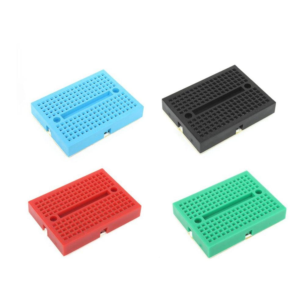 Mikroelektronika d.o.o. MIKROE-1139 Breadboard Mini Self-Adhesive White - The Debug Store UK