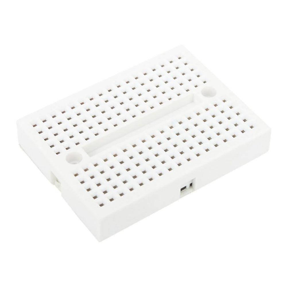 Mikroelektronika d.o.o. MIKROE-1139 Breadboard Mini Self-Adhesive White - The Debug Store UK