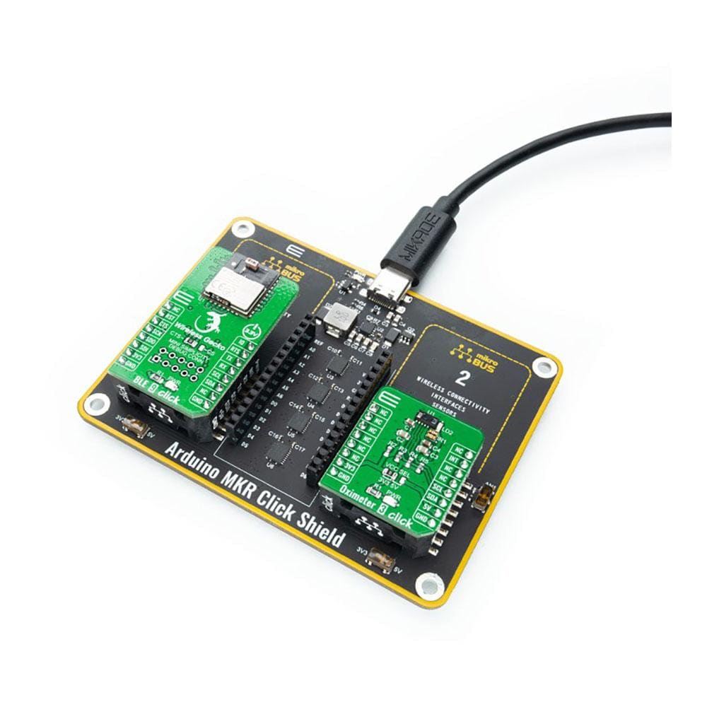 Mikroelektronika d.o.o. MIKROE-4444 Arduino MKR Click Shield - The Debug Store UK