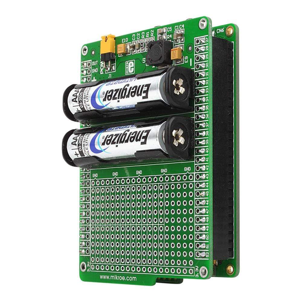 Mikroelektronika d.o.o. MIKROE-712 MikroMedia Battery Boost Shield - The Debug Store UK