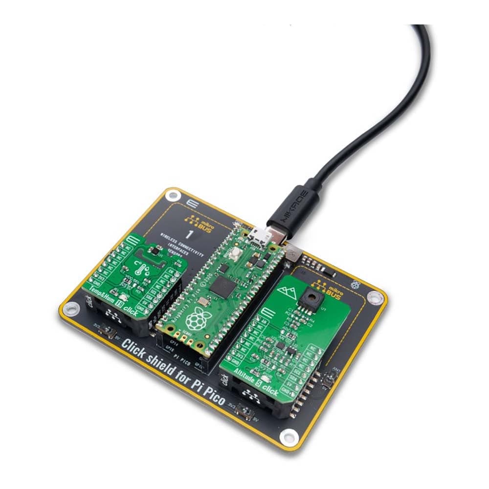 Mikroelektronika d.o.o. MIKROE-4985 Raspberry Pi PICO Click Board Shield - The Debug Store UK