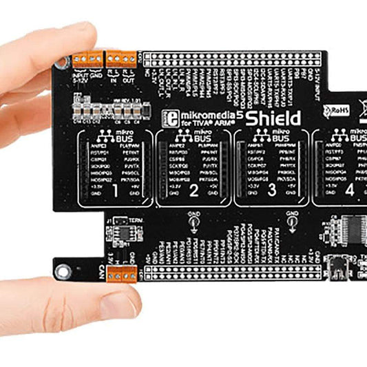 Mikroelektronika d.o.o. MIKROE-1529 MikroMedia 5 for Tiva Shield - The Debug Store UK