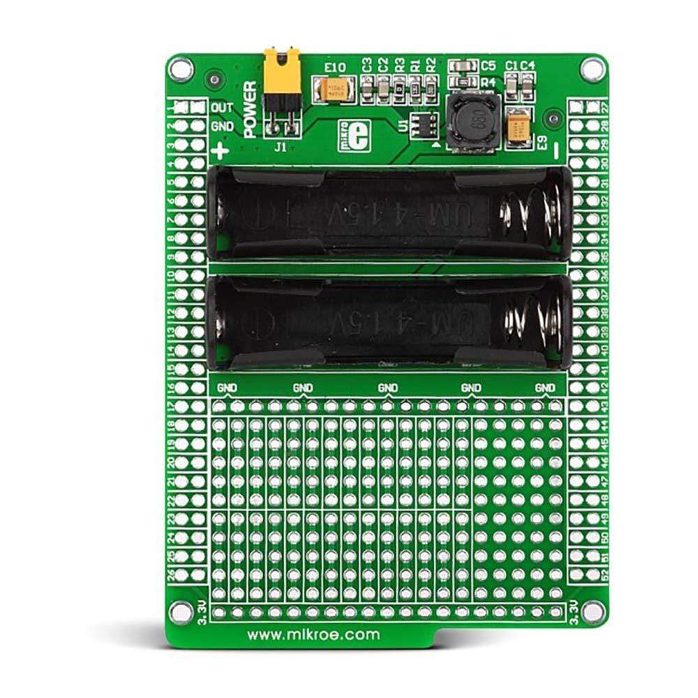 Mikroelektronika d.o.o. MIKROE-712 MikroMedia Battery Boost Shield - The Debug Store UK