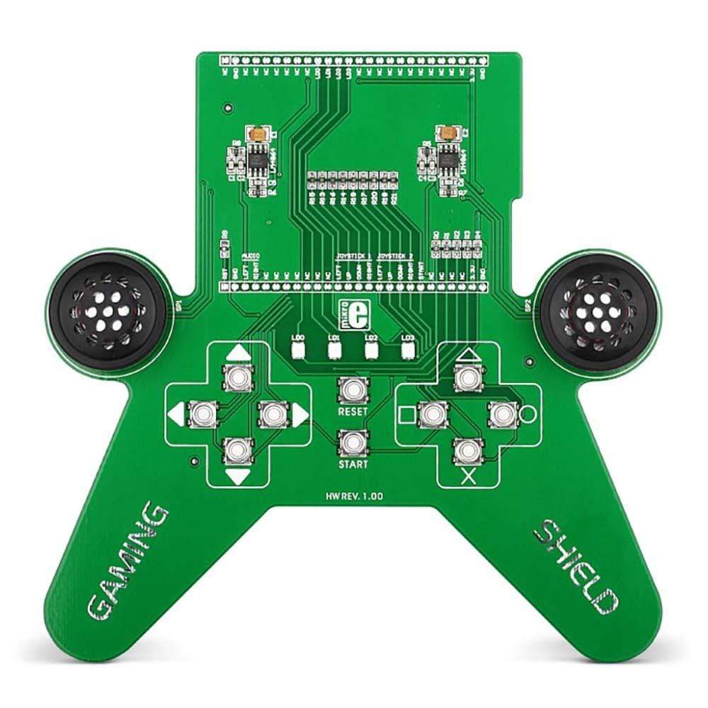 Mikroelektronika d.o.o. MIKROE-782 MikroMedia Gaming Shield - The Debug Store UK